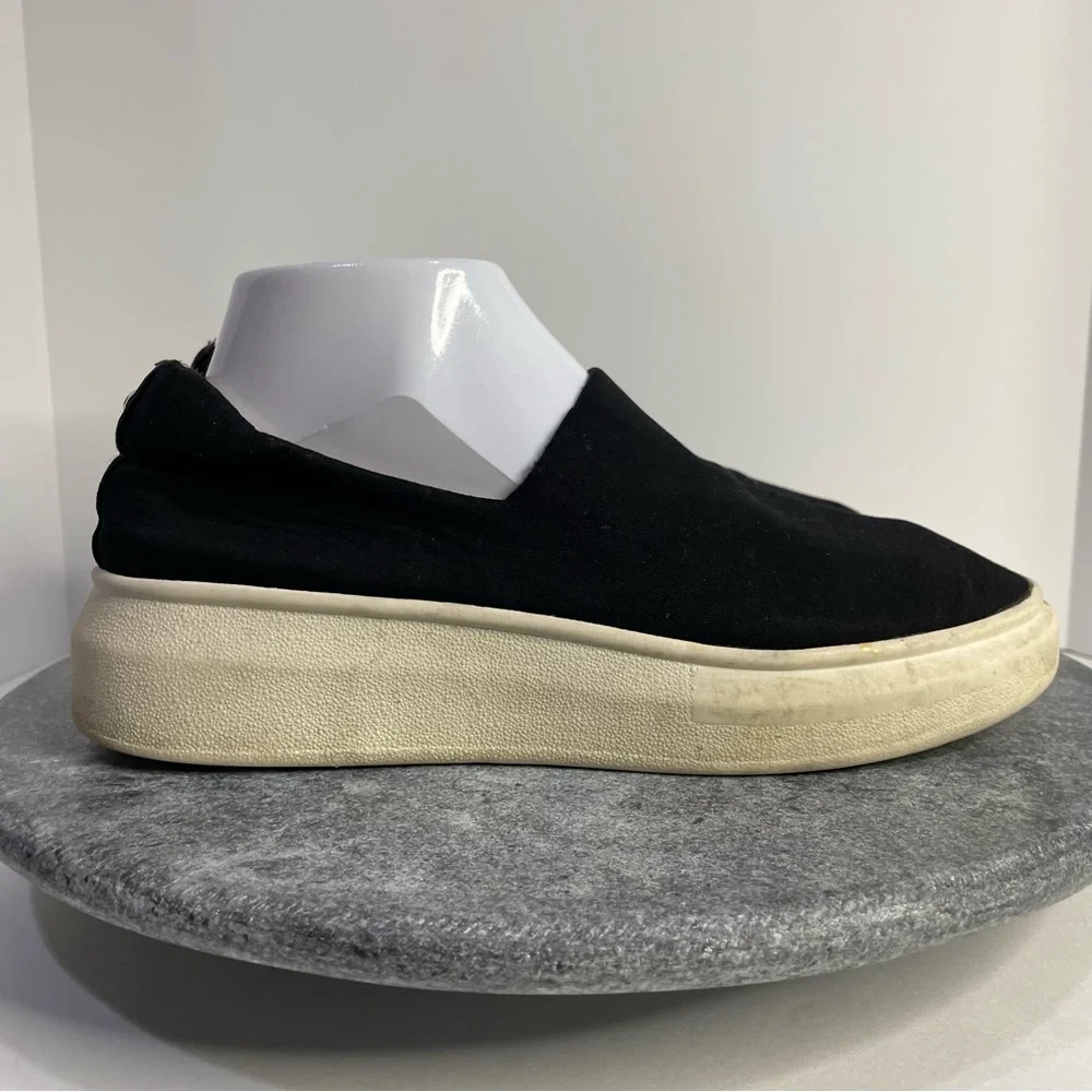 💛 Sam Edelman Nerah Black Slip On Platform Sneakers 8